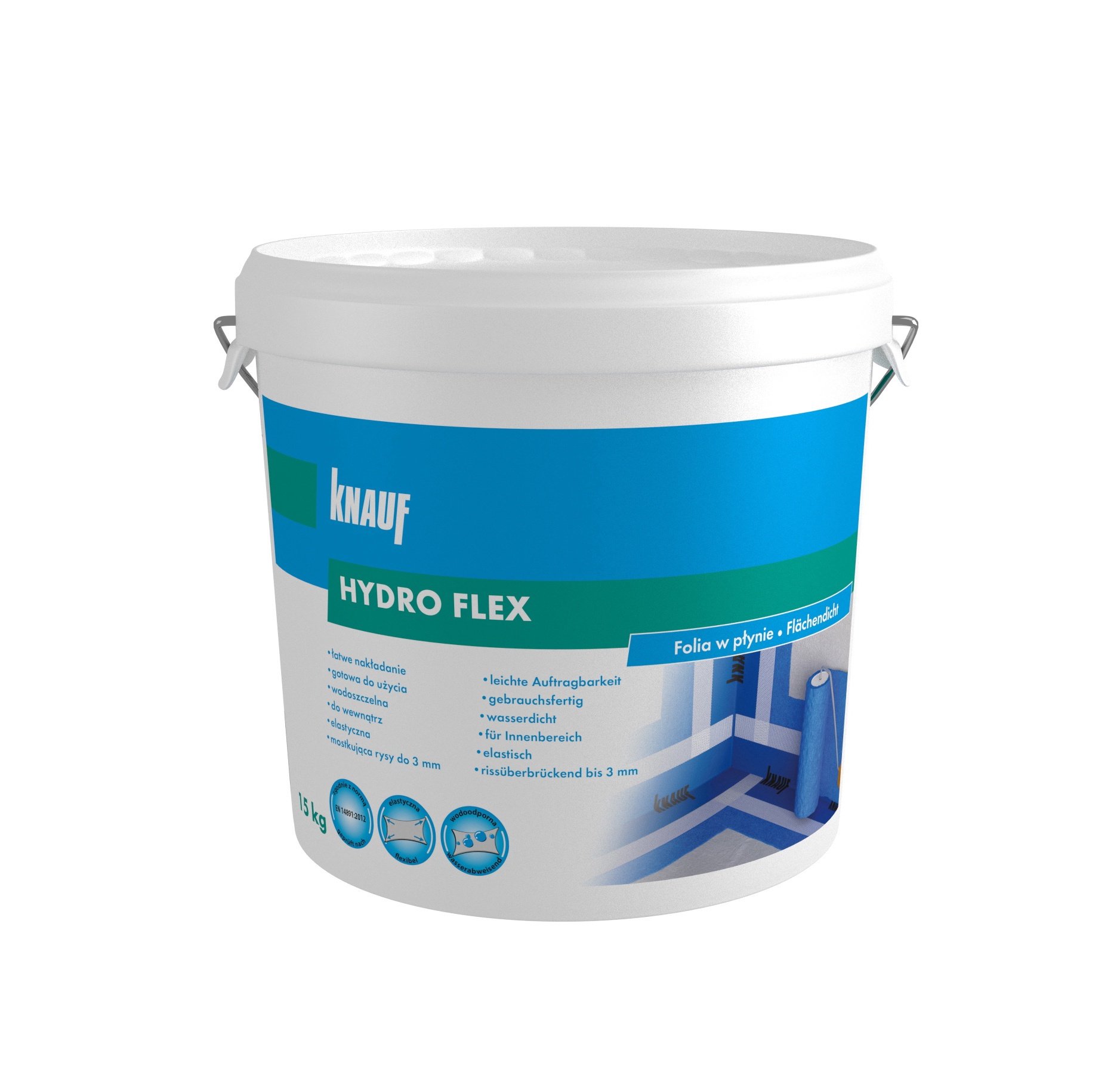 Teptinė hidroizoliacija Knauf FLÄCHENDICHT 25,0kg Teptinė hidroizoliacija Knauf FLÄCHENDICHT 25,0kg